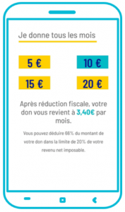 Don abonnement par I+ de 10 €