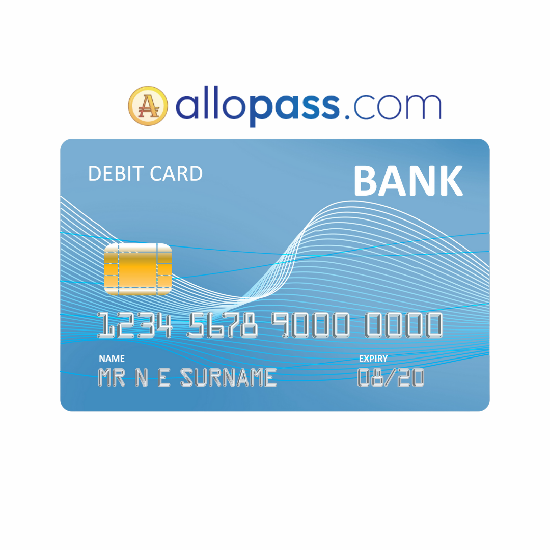 Paiement via carte bancaire avec Allopass